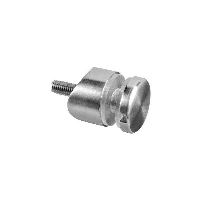 Glasadapter Ø 30 mm für Rohr 33,7 mm Länge M8 Edelstahl matt poliert Modell 0746 main product photo