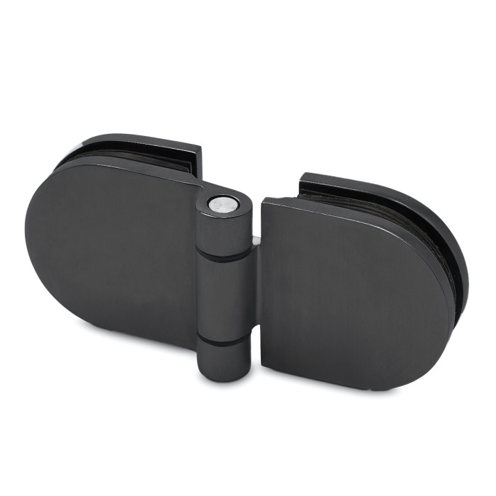 Glastürscharnier Aksun Glas / Glas Schwarz Design main product photo
