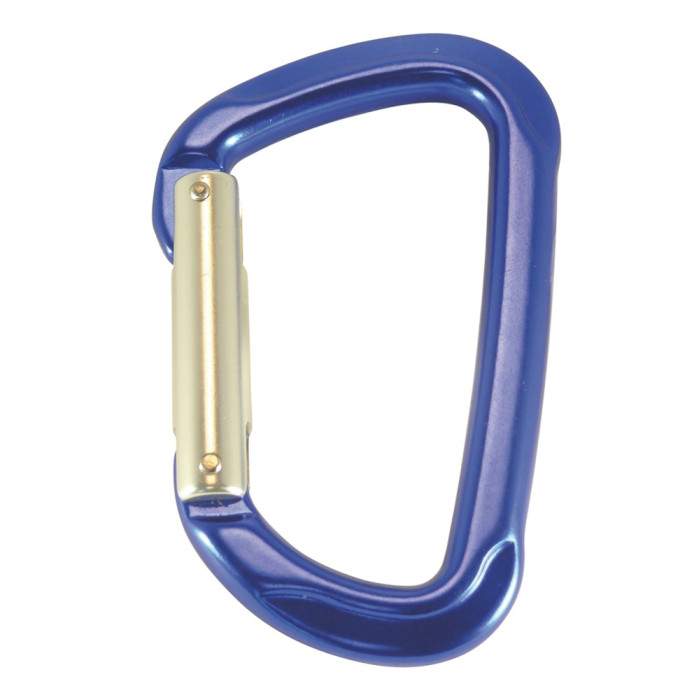 Karabinerhaken 12 x 112 mm blau Aluminium main product photo