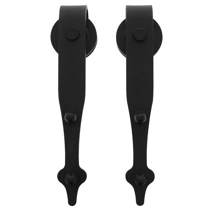 Intersteel 2er-Set Hängerollen Classic 290 mm mattschwarz main product photo