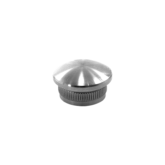 Abgerundete Endkappe für Rohr 21,3 x 2,0 mm Edelstahl main product photo
