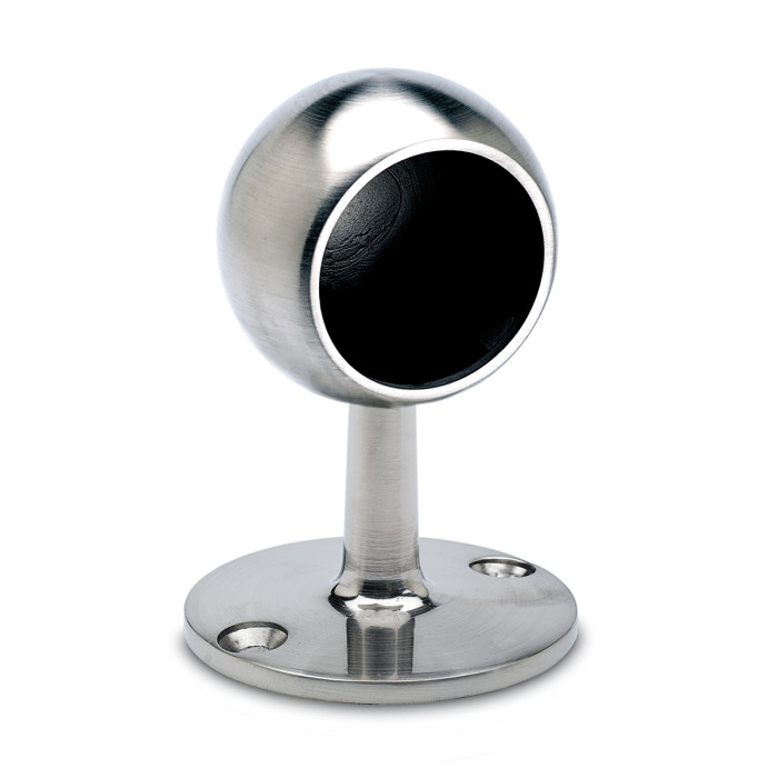 Rohrendhalter Ethelinda 38,1 mm (1,5") Edelstahl Design Material Zamak main product photo