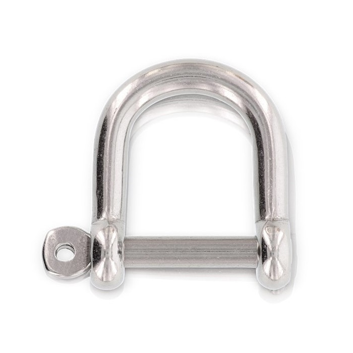 Rundschäkel weit mit unverlierbarem Bolzen 8 mm Edelstahl-316 (A4) main product photo