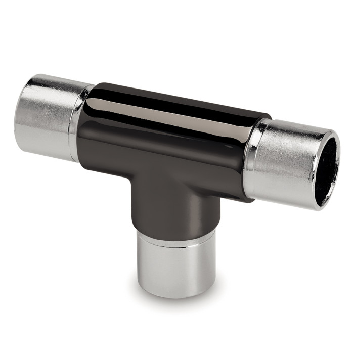 Rohrverbinder T Ceress Schwarz Design 38,1 mm (1,5") main product photo