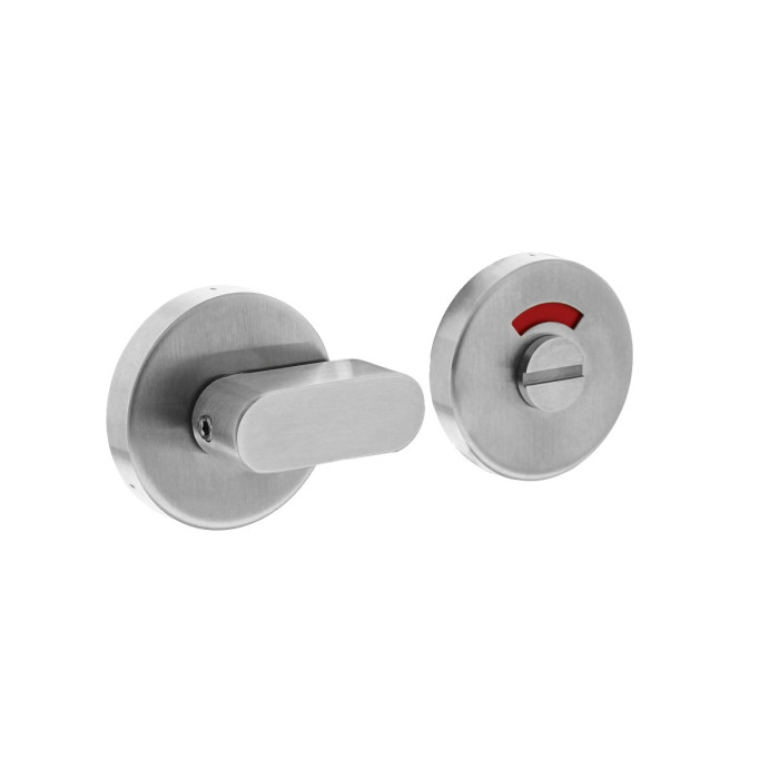 Intersteel Rosette WC/Badarmatur Komfortknopf rund verdeckt Edelstahl gebürstet main product photo