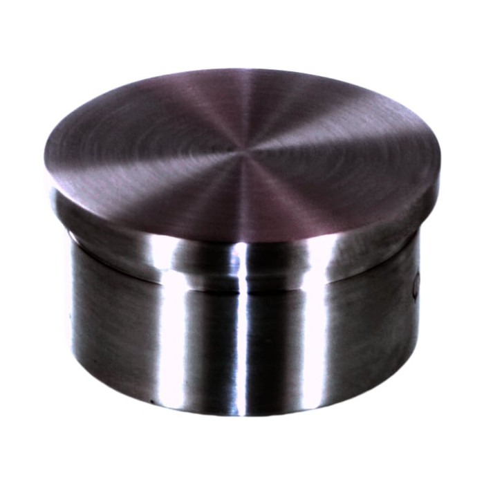 Endkappe Flachrohr 42,4 x 2,0 mm Edelstahl anthrazitgrau Modell 5732 main product photo