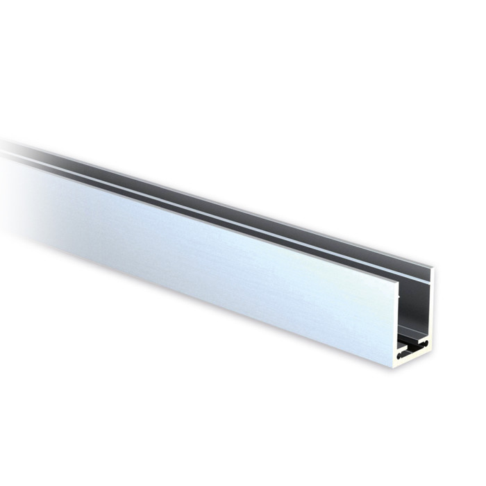 U-Profil 40 x 30 x 40 mm Aluminium silber matt eloxiert main product photo