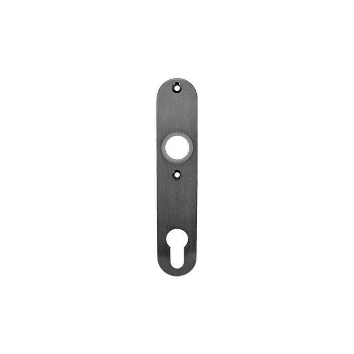 Drückerplatte massiv für Schlossabstand 72 mm matt geschliffen Edelstahl main product photo