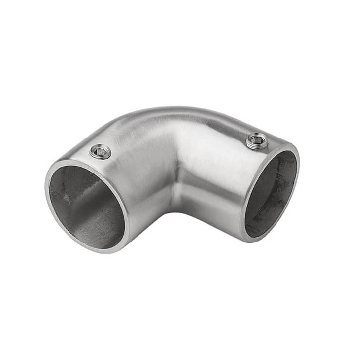Bochtstuk 90 graden voor buis 28 mm RVS-316 mat geslepen Edelstahl-316 main product photo