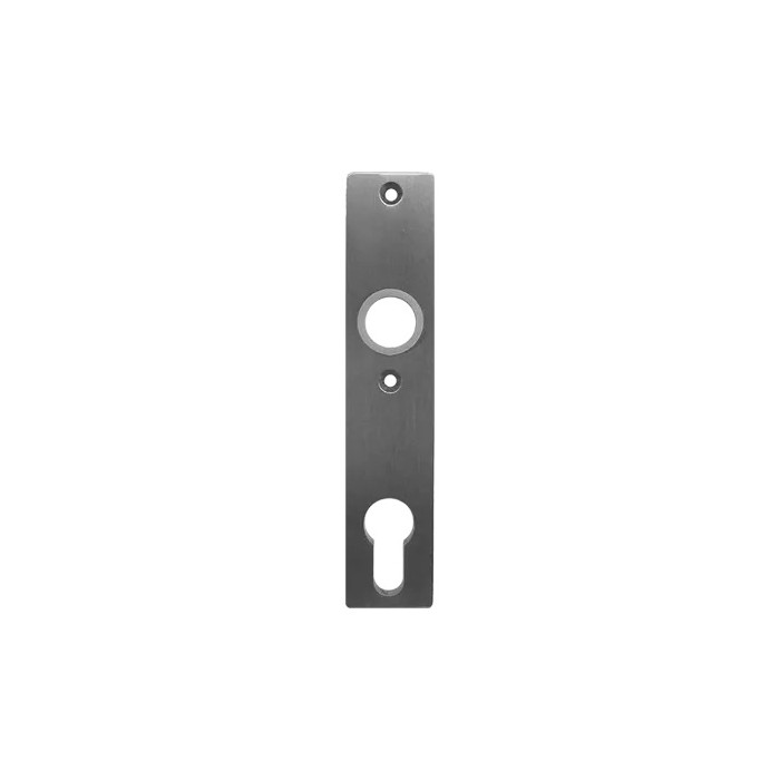 Drückerplatte massiv für Schlossabstand 72 mm matt geschliffen Edelstahl main product photo