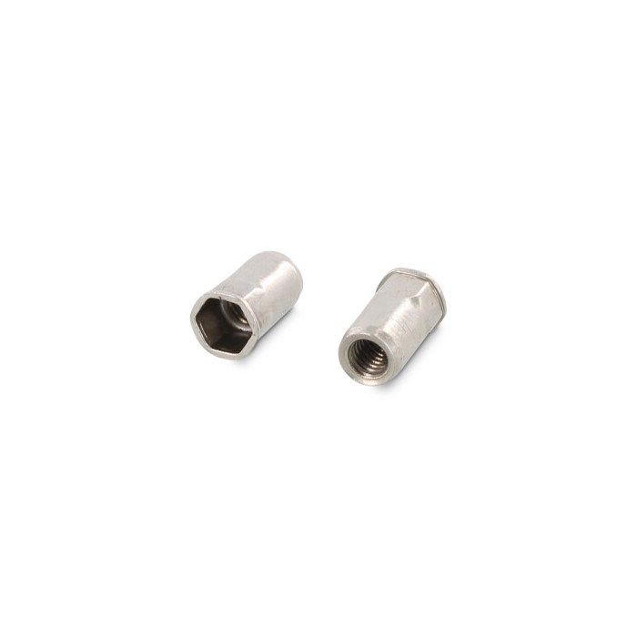 Einnietmuttern kl. Seko, Teilsechskantschaft offen Art. 1027 A2 M6X16 (250 Stück) main product photo