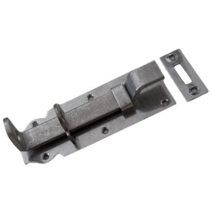 Vorhängeschlossschieber mit Biegung 120 mm Edelstahl main product photo