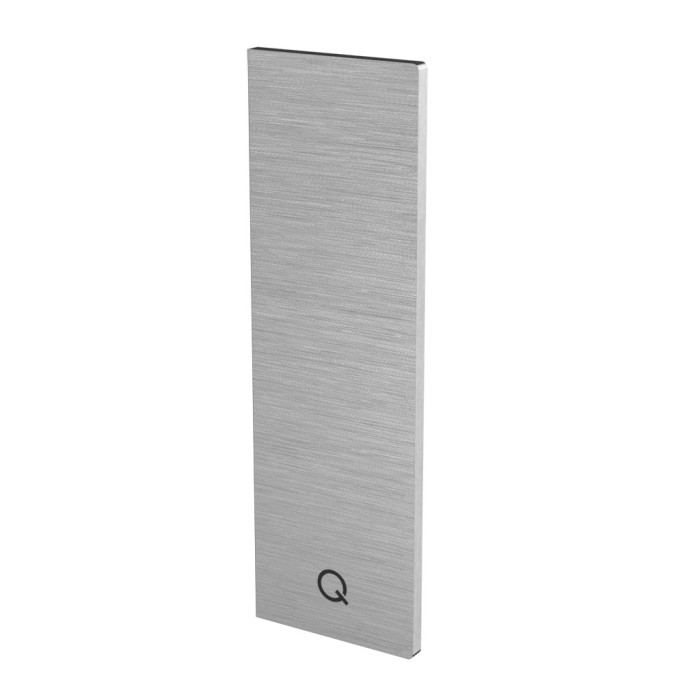 Endkappe Easy Glass Prime Y Seitenmontage links 247,5 x 78 mm Modell 8442 Aluminium (roh) main product photo