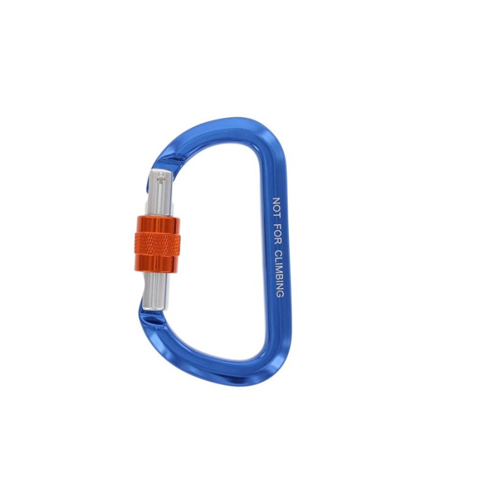 Karabinerhaken mit Sicherungsmutter 116 x 64 mm Aluminium main product photo