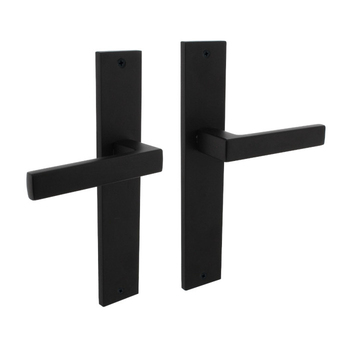 Intersteel Türgriff Hera auf Schild 245x45 mm blind mattschwarz main product photo