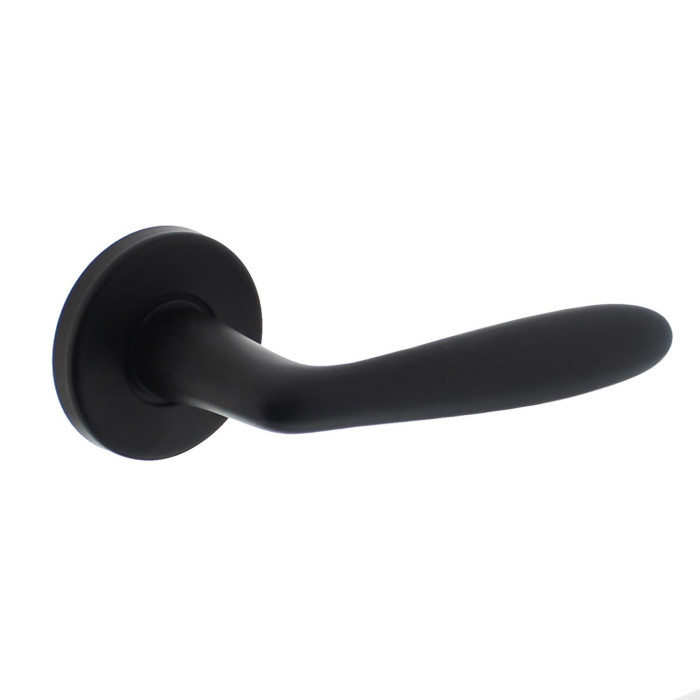 Intersteel Türgriff Phobos auf Rosette mattschwarz main product photo