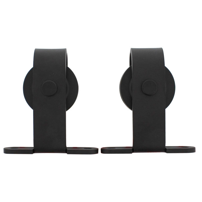 Intersteel 2er Set Hängerollen Basic Top 130 mm mattschwarz main product photo