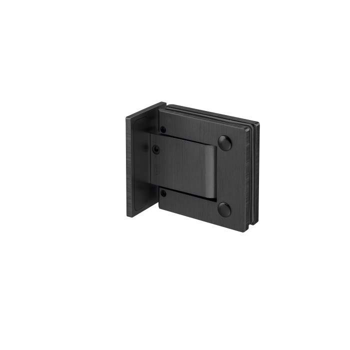 Glastürscharnier, hydraulisch Liam Glas / Wand Schwarz Design main product photo