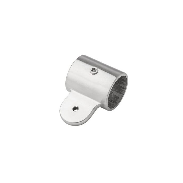 Koppeling plaatmontage voor buis 28 mm RVS-316 mat geslepen Edelstahl-316 main product photo