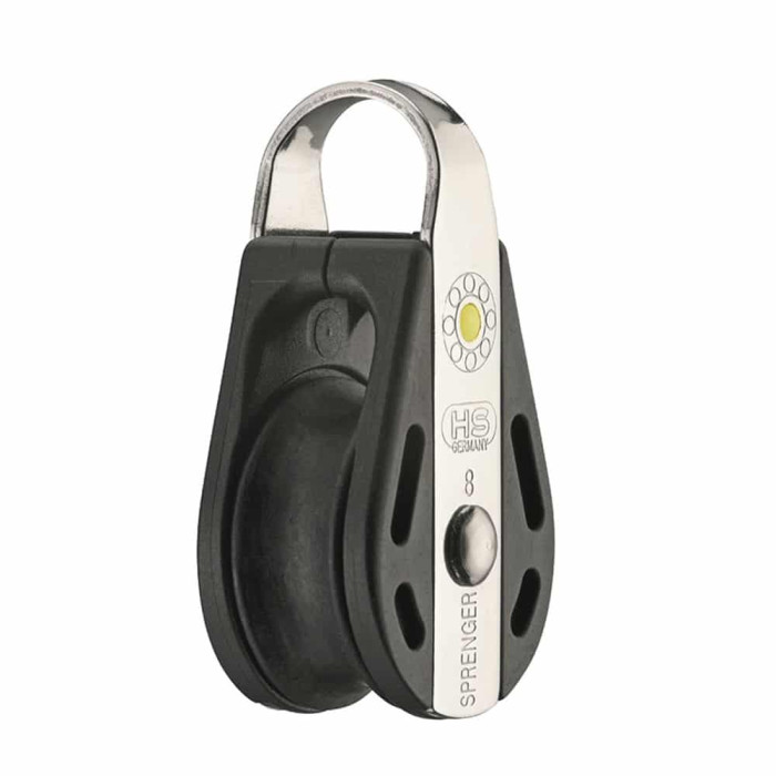 Sprenger S-Block 8mm mit Gleitlager mit Bügel Edelstahl-304 (A2) main product photo
