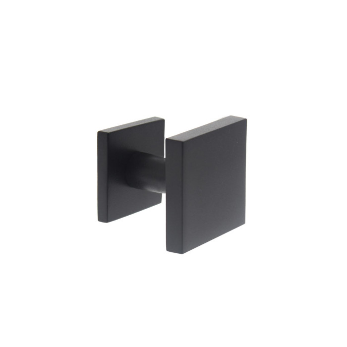 Intersteel Haustürknauf fest verschraubt quadratisch mattschwarz Edelstahl-304 main product photo