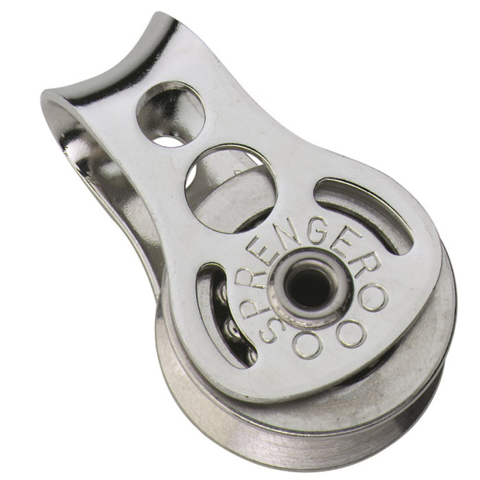Sprenger Micro XS Block mit Kugellager für Drahtseil max. 4 mm mit Bügel Edelstahl-304 (A2) main product photo