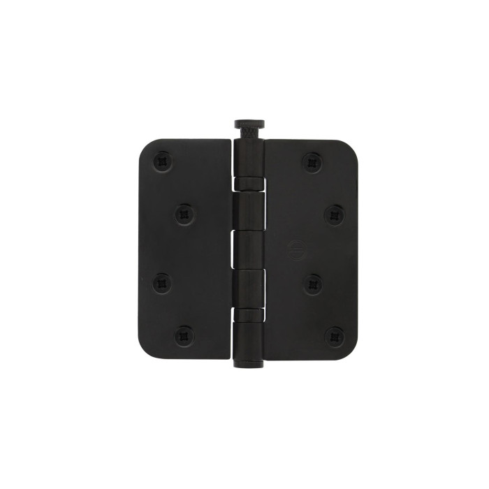 Intersteel Kugellagerscharnier abgerundet bis zu 70 Kilo mattschwarz Edelstahl-304 main product photo