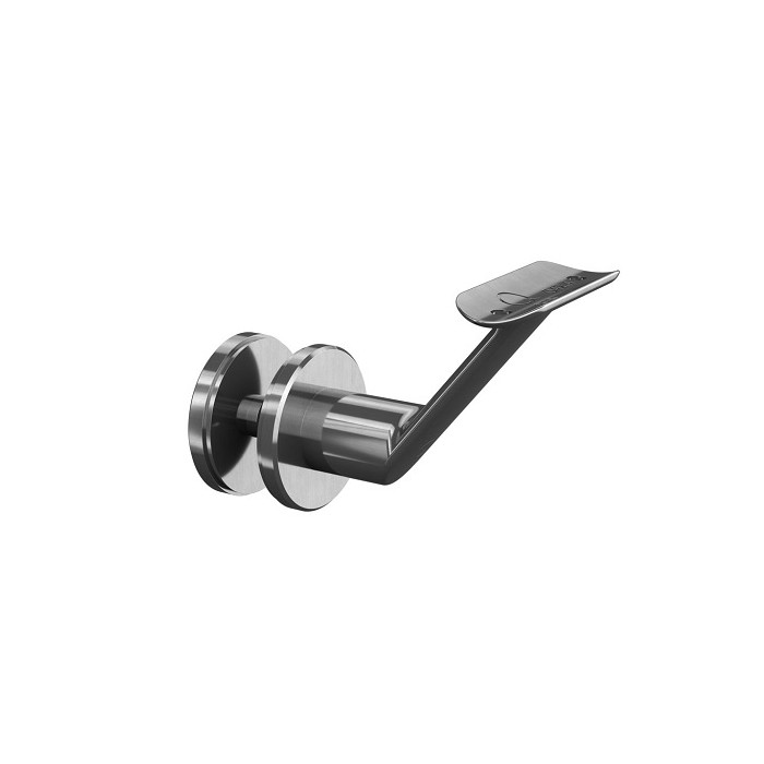 Handlaufhalter für Glasmontage für Ø 48,3 mm Handlauf Edelstahl matt poliert Modell 0129 main product photo