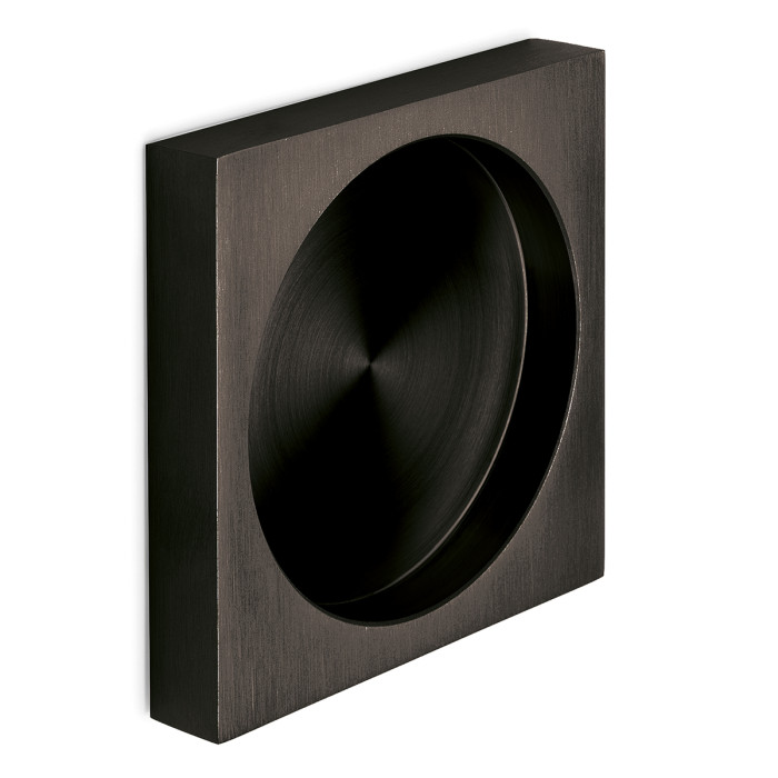Griffmuschel quadratisch, selbstklebend Lucita Schwarz Design main product photo