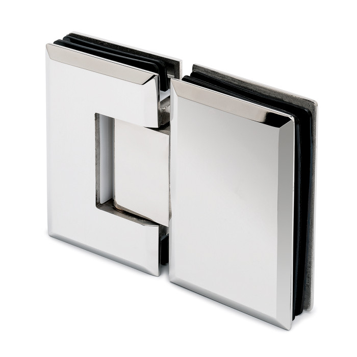 Justierbares Scharnier für Glastüren Tatum Glas / Glas 180° flächenbündig Chrom Design Material Edelstahl main product photo