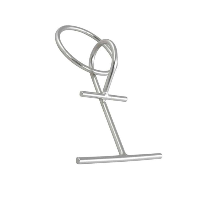 Notklampe mit Ring 135 x 100 mm Edelstahl-316 (A4) main product photo