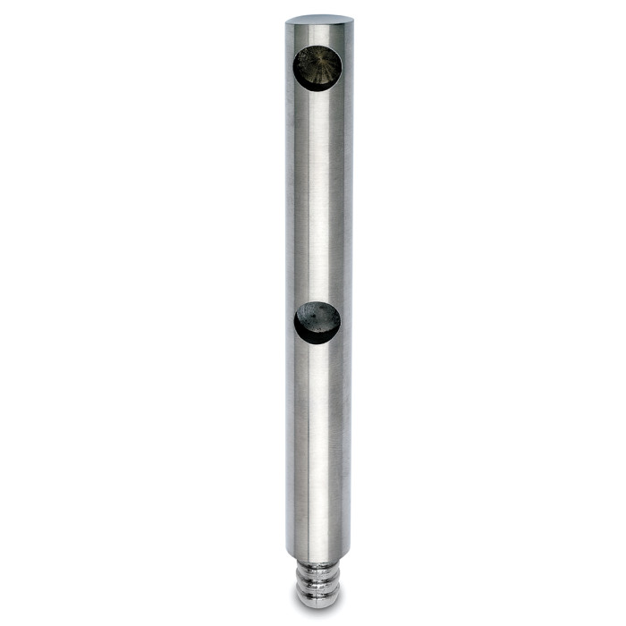 Doppelte Endstütze für Holzmontage Johna 10 mm Edelstahl Design Material Zamak main product photo