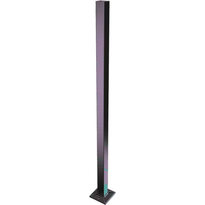 Baluster 40 x 40 x 2,0 mm Länge 970 mm Edelstahl anthrazitgrau Modell 4164 main product photo