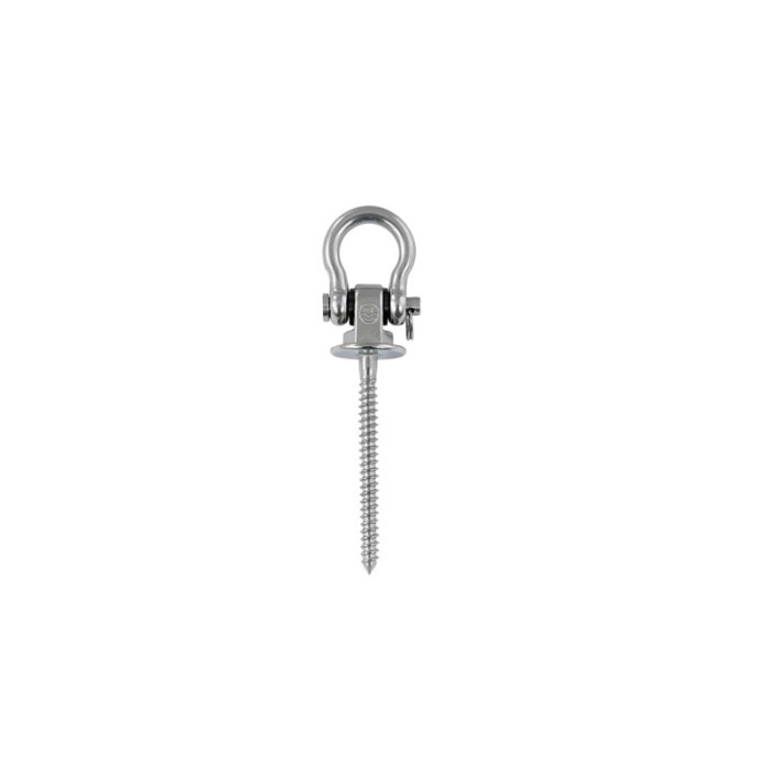 Schraube mit Schäkel Holzgewinde MT-Serie 8 x 90 mm Schäkel 8 mm Edelstahl-316 (A4) main product photo