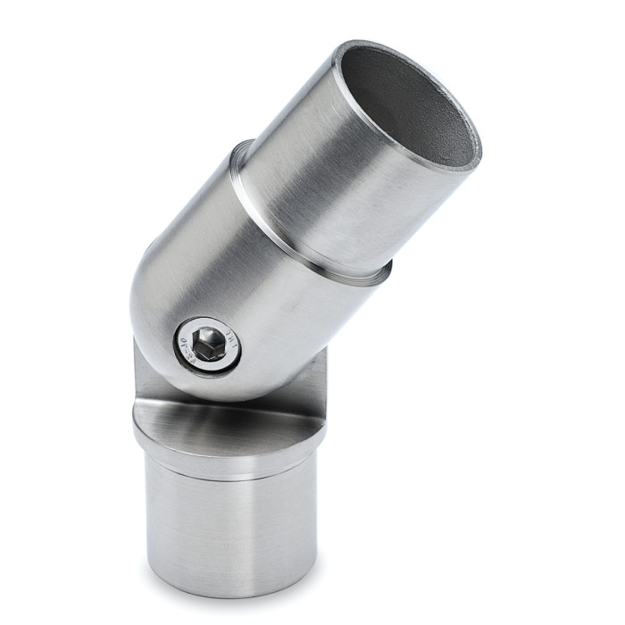 Rohrverbinder variabel Agenieta Edelstahl Design Material Zamak 38,1 mm (1,5") main product photo
