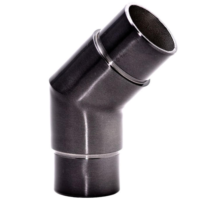Rohrverbinder für Rohr 42,4 x 2,0 mm massiv Edelstahl anthrazitgrau Modell 0300 main product photo