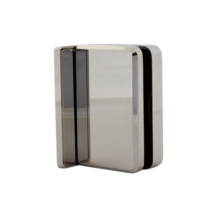 Glastürscharnier Leni Wand / Glas Chrom Design Material Edelstahl main product photo