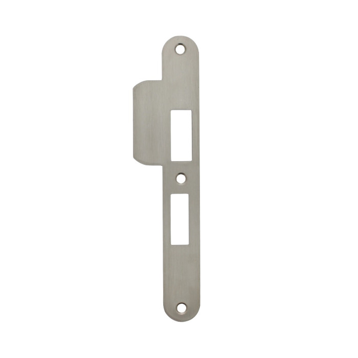 Intersteel Schließblech für Sicherheitsschloss SKG** Profilzylinderloch 55 mm DIN rechts Edelstahl main product photo