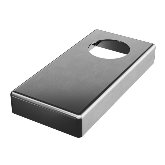 Abdeckkappe für MOD 0949 42,4 mm Edelstahl matt geschliffen Modell 0515 main product photo