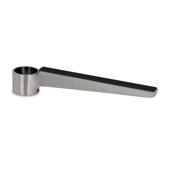Glasplattenträger mit Gummiauflage Debra 200 mm für Rohr Ø 38,1 mm (1,5") Edelstahl Design Material Zamak main product photo