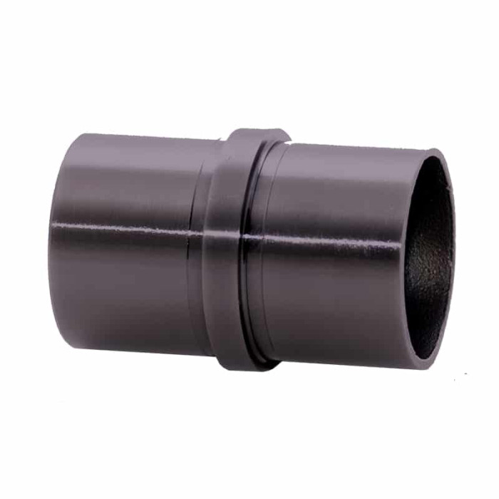 Rohrverbinder für Rohr 42,4 x 2,0 mm massiv Edelstahl anthrazitgrau Modell 0201 main product photo
