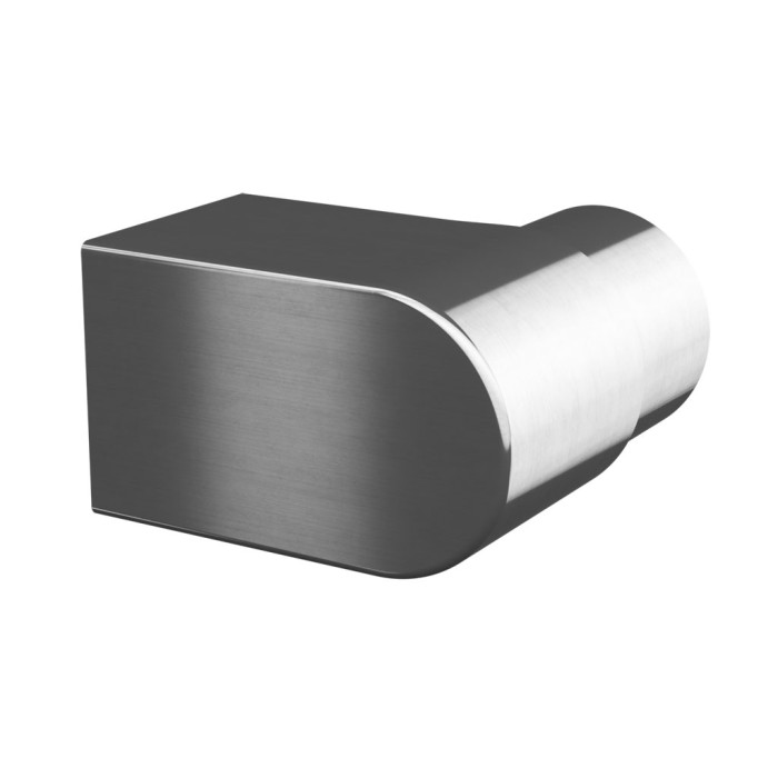 Wandflansch 90 Grad für Rohr 33,7 x 2,0 mm fest Edelstahl matt geschliffen Modell 6517 main product photo