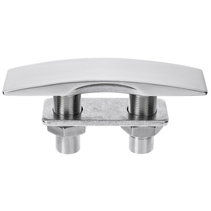 Klampe gewölbt versenkbar 203 x 43 mm Edelstahl-316 (A4) main product photo