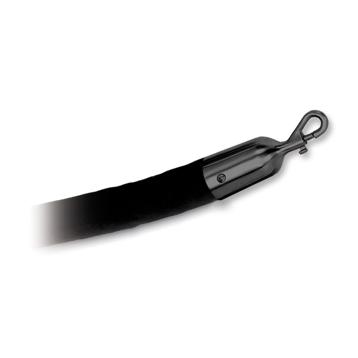 Seil mit Samtüberzug und Haken Elsebeth schwarz Schwarz Design main product photo