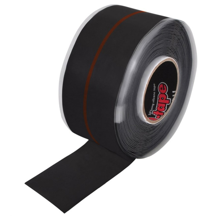 ResQ-tape Reparaturband 25 x 3650 mm schwarz Silikon main product photo