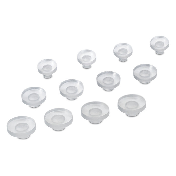 Schutzpuffer für Glasplatten, einsteckbar Leisl 16 mm 100 Stück main product photo
