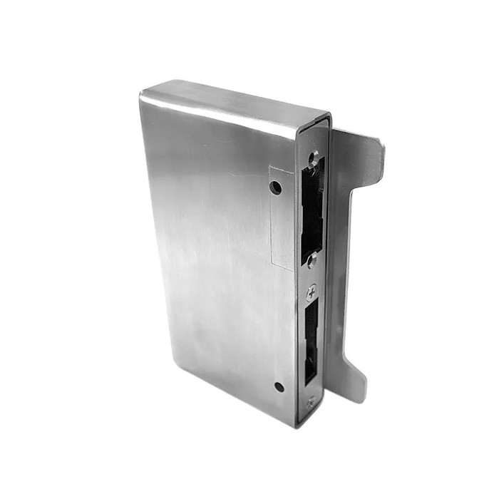 Schließkasten passend für Schrankschloss 43142 Edelstahl matt poliert main product photo