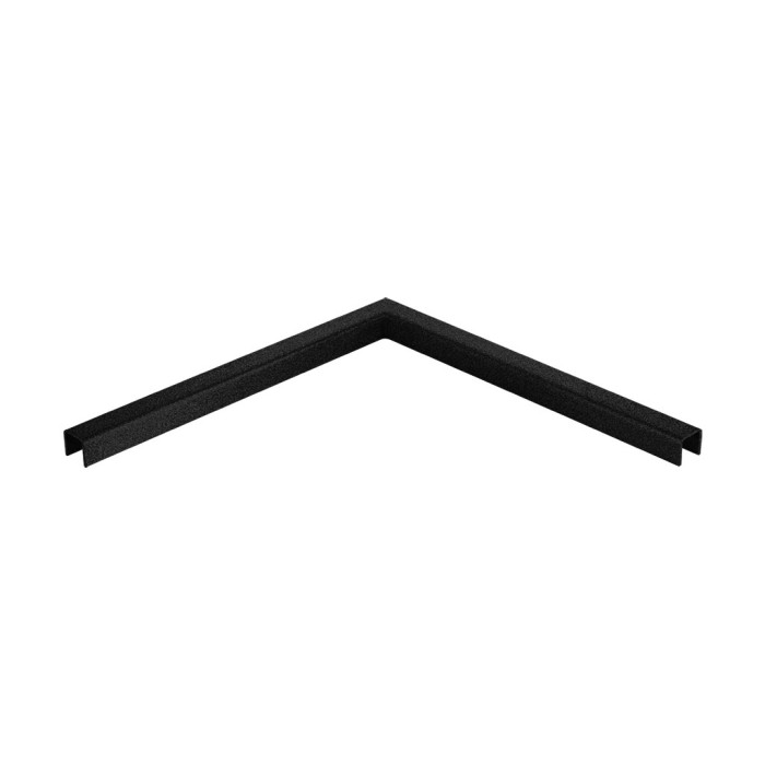 Eckverbinder U-Profil 30 x 27 x 3,0 mm Edelstahl-316 (A4) schwarz beschichtet Modell 6362 main product photo