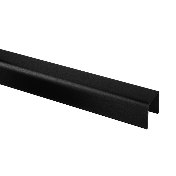 U-Profil 30 x 27 x 3,0 mm Edelstahl-316 (A4) schwarz beschichtet main product photo