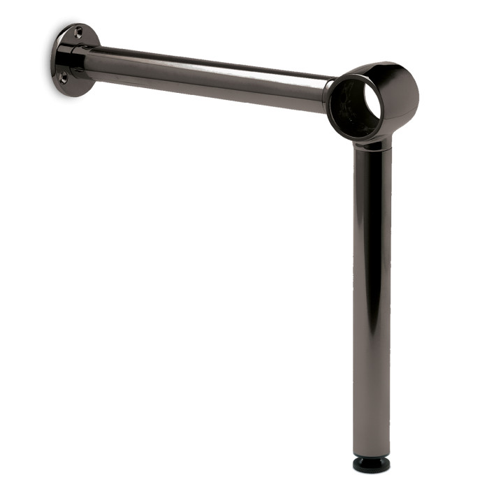 Verstellbare Fußlaufstütze Birgit 38,1 mm (1,5") Schwarz Design main product photo